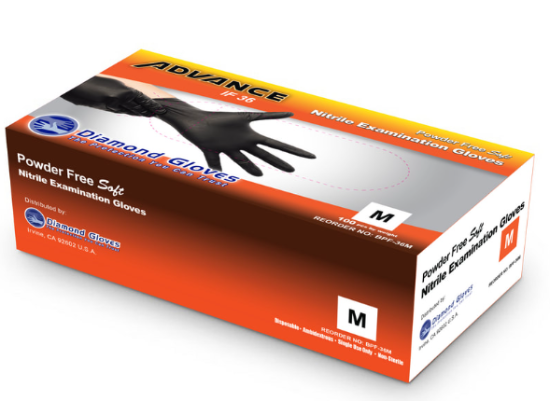 Picture of IF36 Examination Powder Free Black Nitrile
