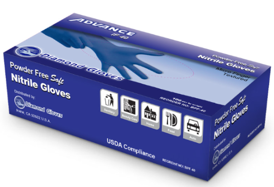 Picture of IF40 Exam Powder Free Blue Nitrile