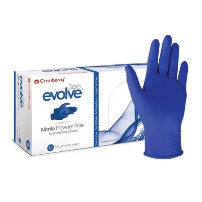 Picture of Cranberry Revosoft Nitrile Examination Gloves, Case of 3000- 3278