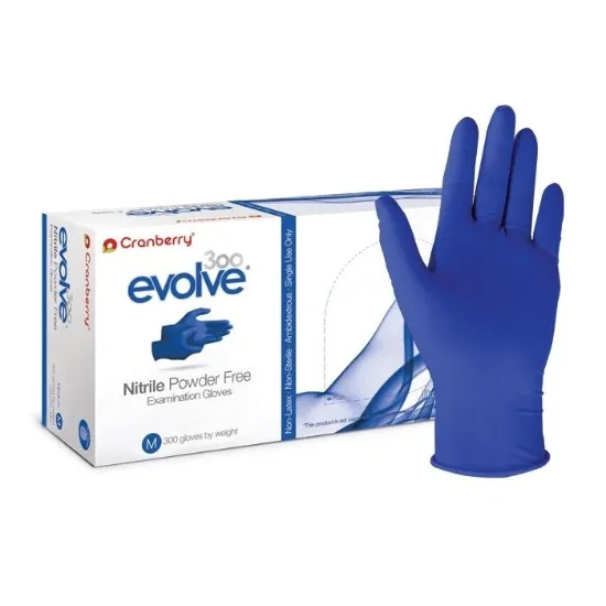Picture of Cranberry Revosoft Nitrile Examination Gloves, Case of 3000- 3278