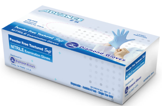 Picture of IF35 Exam Powder Free Blue Nitrile